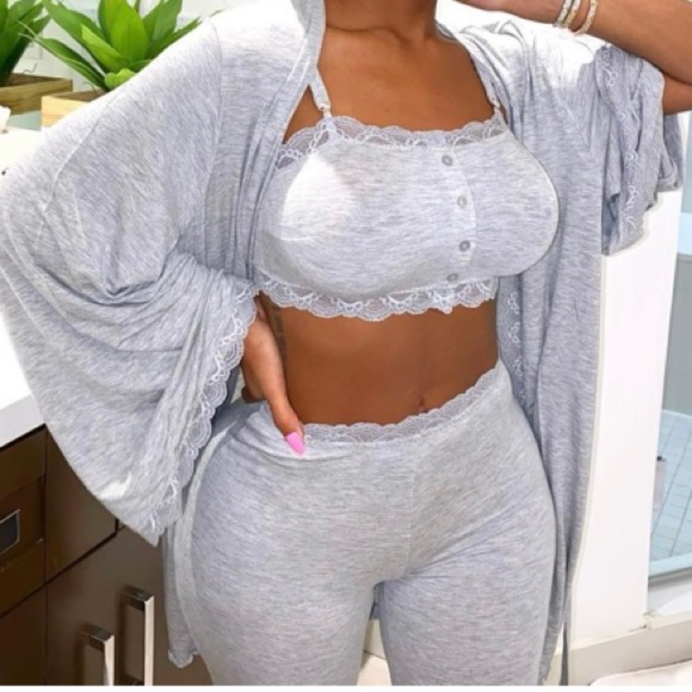 Rihanna Savage X Jersey Pajama and Crop Top Set